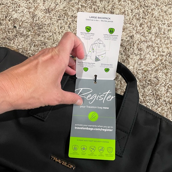 NWT travelon backpack - Picture 6 of 12